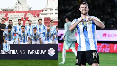 Selección Argentina y Lucas Beltrán.