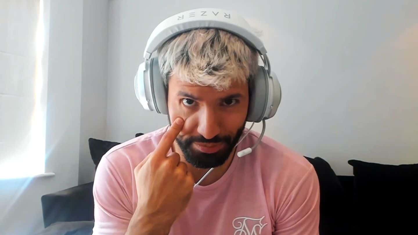 Sergio Agüero durante la ausencia del fútbol en 2020 fue furor en la plataforma Twitch por sus transmisiones en vivo donde se mostraba día tras día y reflejaba lo que hacía cotidianamente, ¿Cuál fue el motivo de su retiro? Enterate acá de todas las novedades.