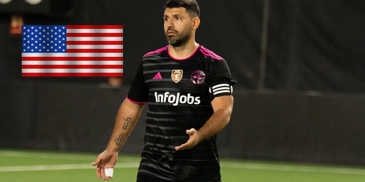 Sergio Agüero durante un partido de la Kings Leagues en 2024.