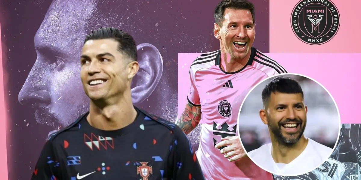 Sergio Aguero - Lionel Messi - Cristiano Ronaldo (Foto: X)