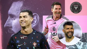 Sergio Aguero - Lionel Messi - Cristiano Ronaldo (Foto: X)