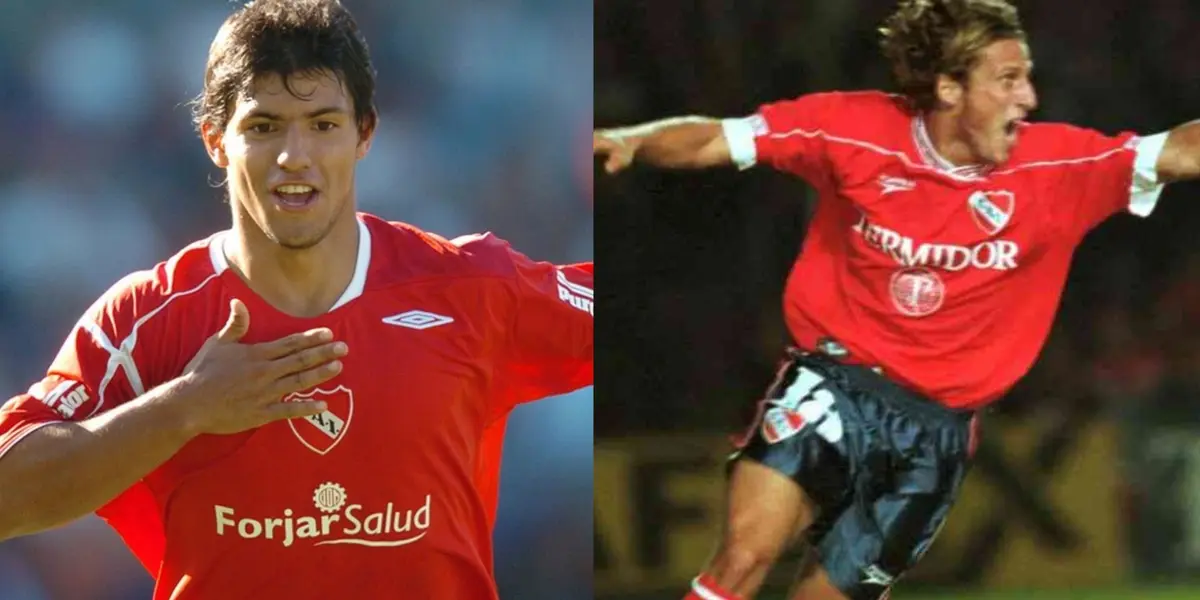 Sergio Agüero y Diego Forlán.