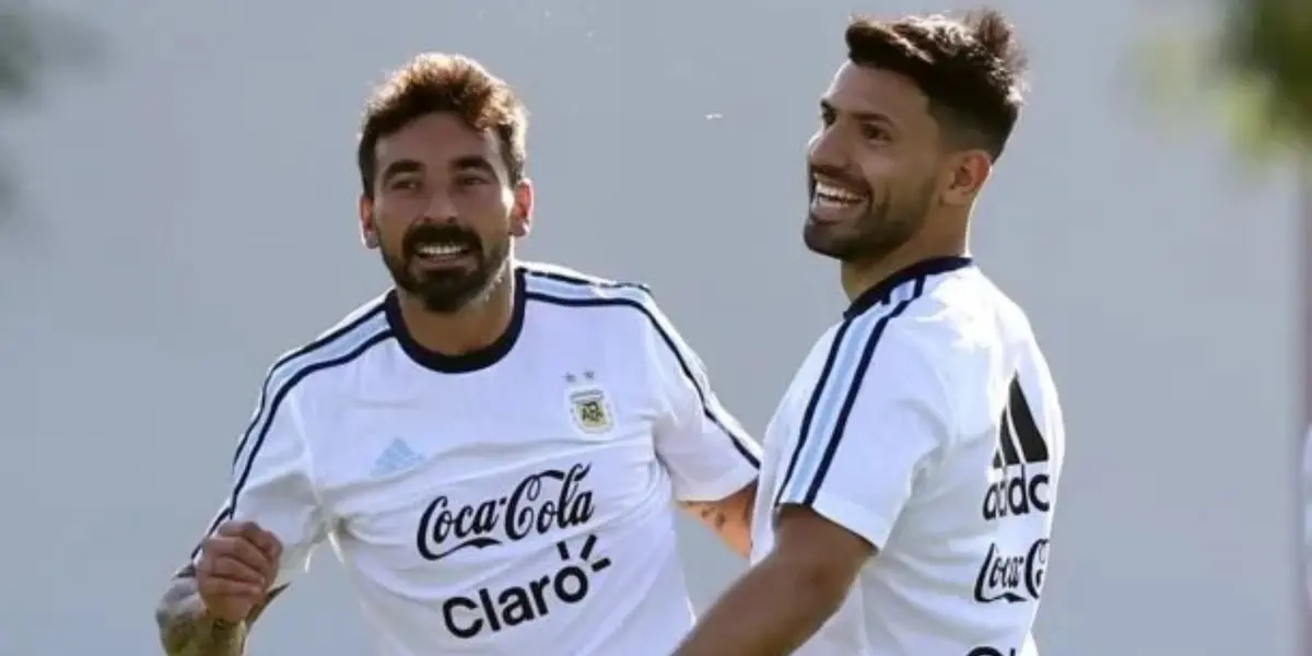 Sergio Agüero y Ezequiel Lavezzi.