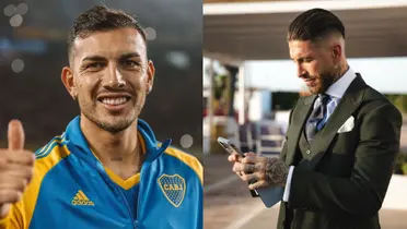 Sergio Ramos y Leandro Paredes