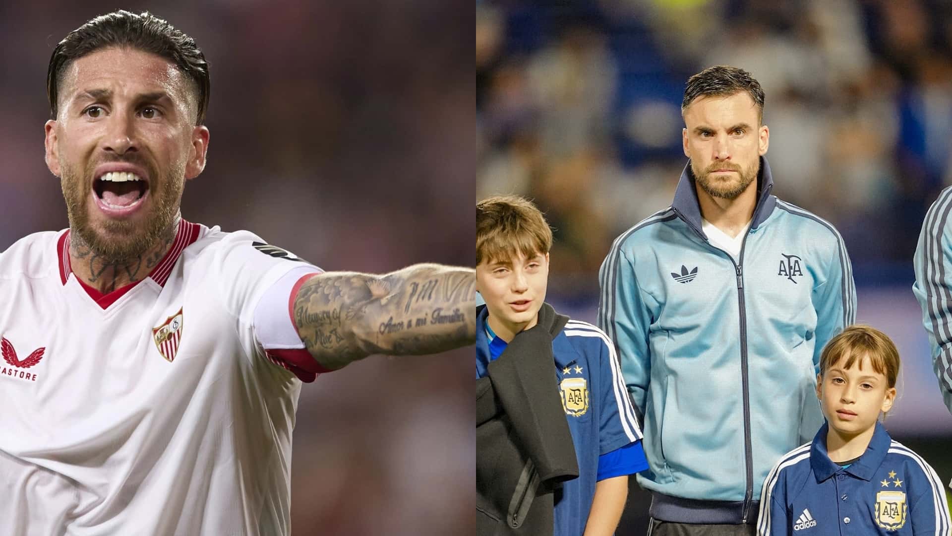 Sergio Ramos y Tagliafico