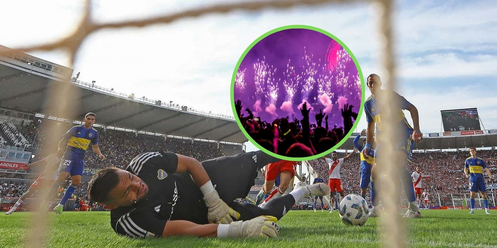 Sergio Romero y su festejo tras el Boca River.