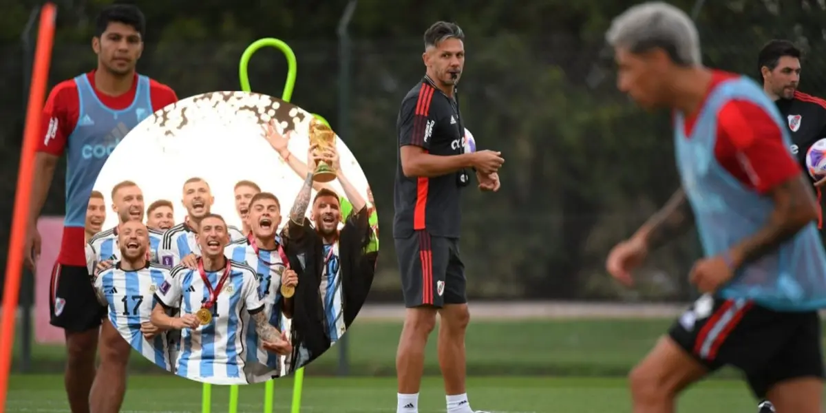 Si bien pudo levantar el trofeo dorado en Qatar, este jugador estuvo en la órbita del Millonario y ahora debe buscar club nuevo.