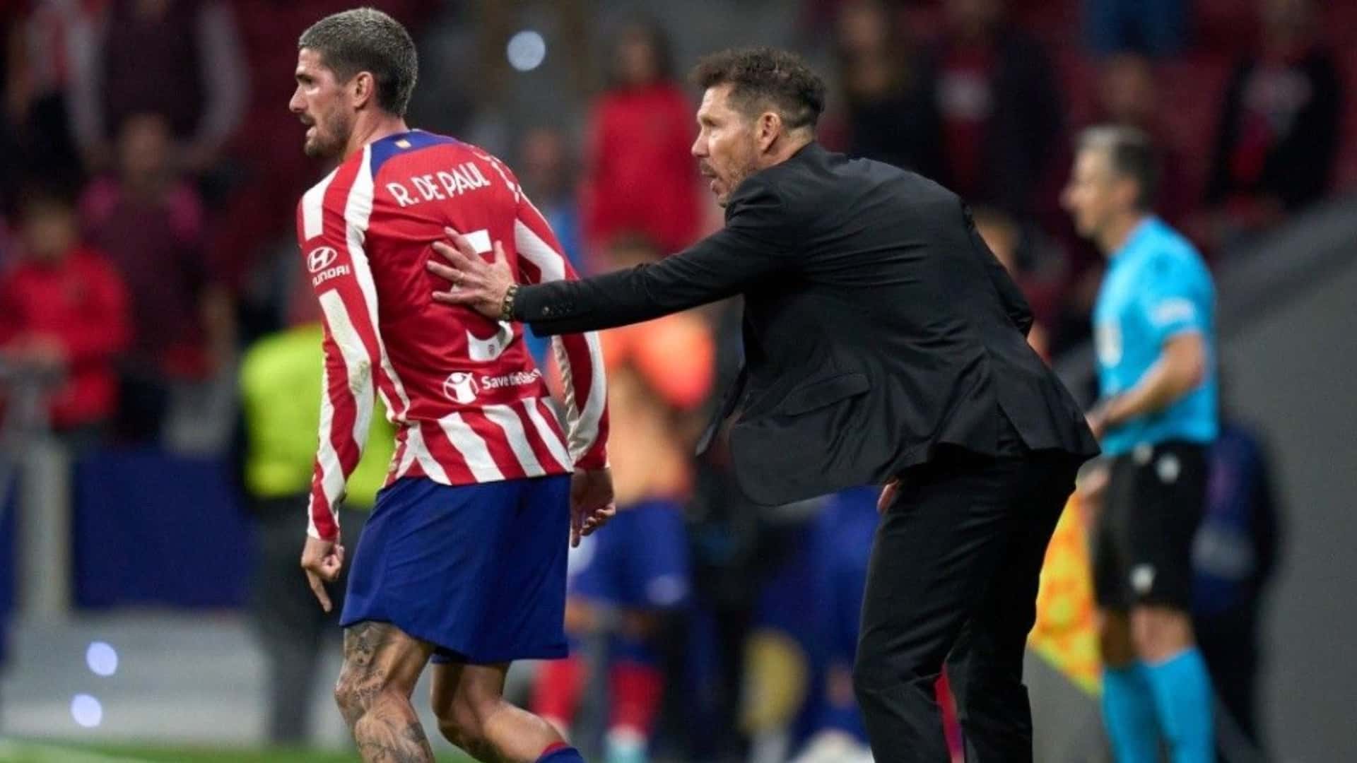 Simeone elogió y exigió más de Rodrigo De Paul