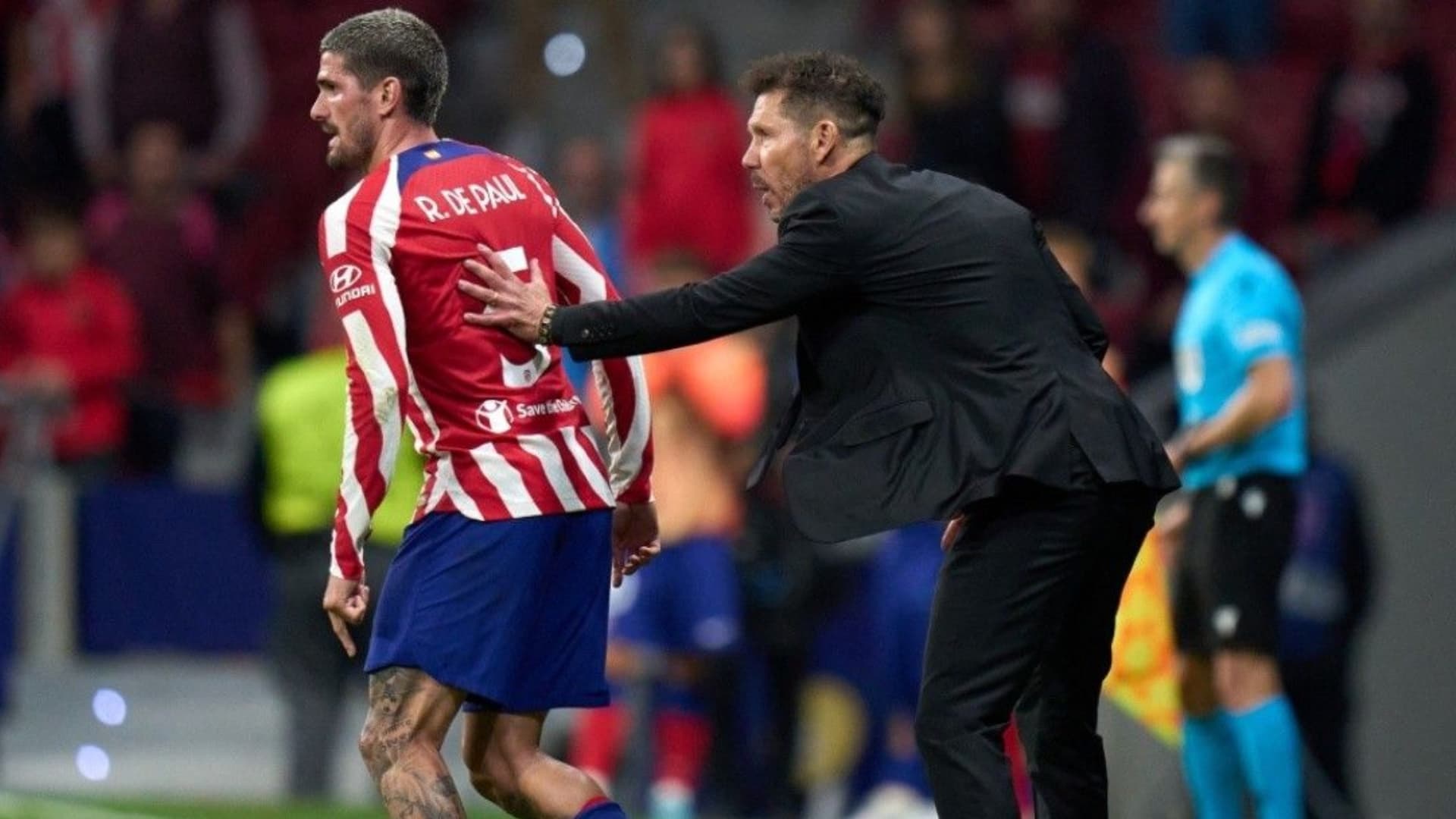 Simeone elogió y exigió más de Rodrigo De Paul