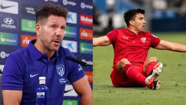 Simeone habló de los gritos racistas contra Acuña