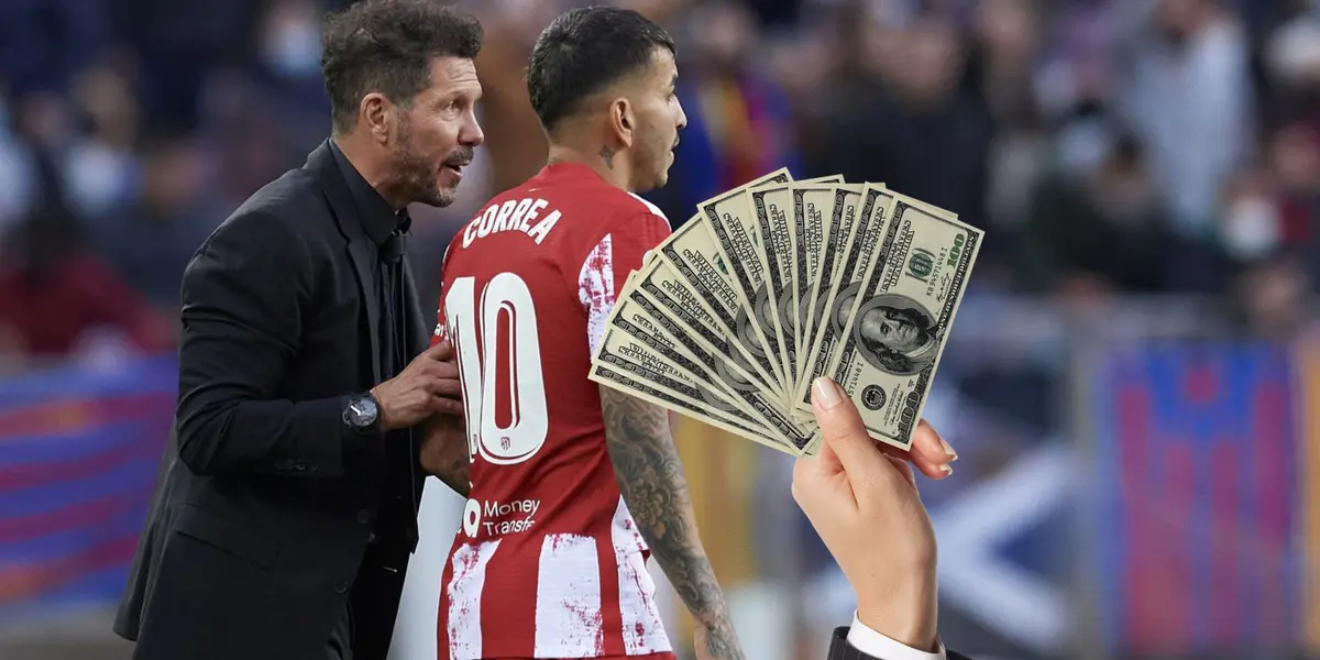 Simeone prepara 30 millones para el reemplazo de Correa