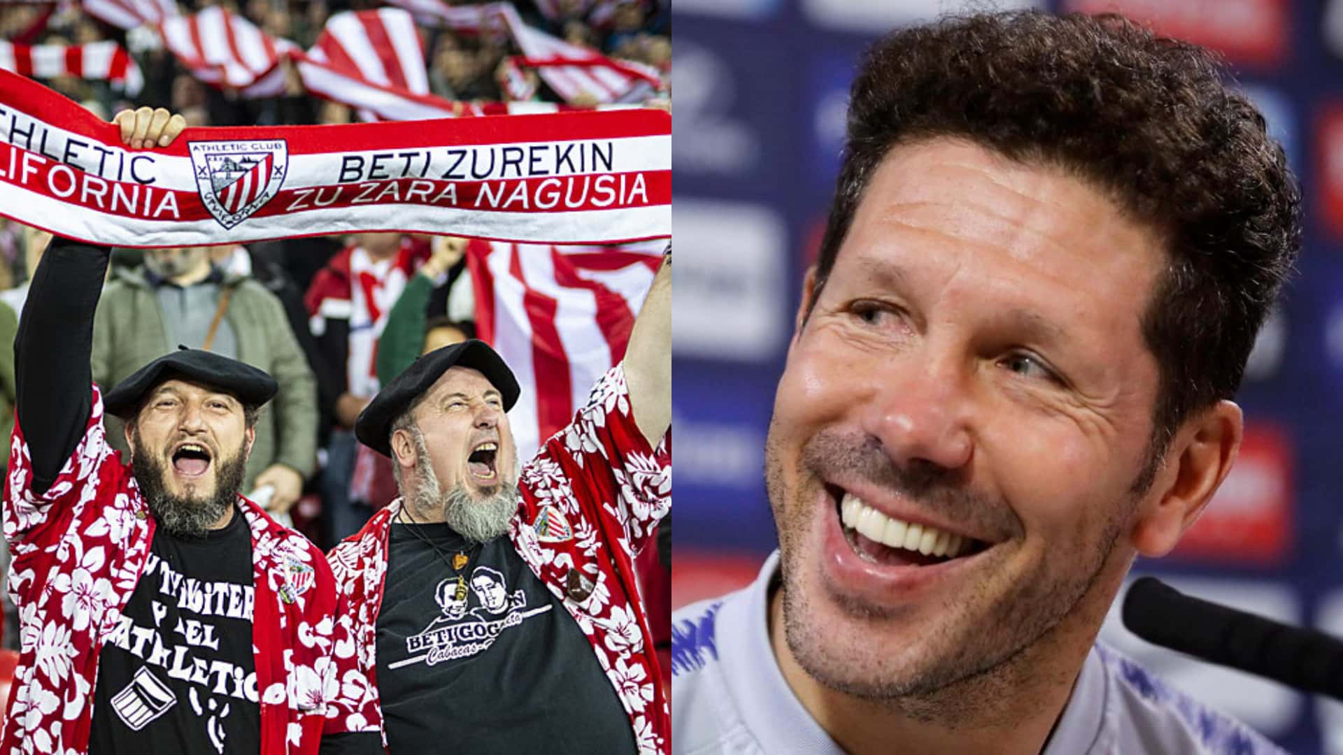 Simeone se vengó de los hinchas de Athletic Club