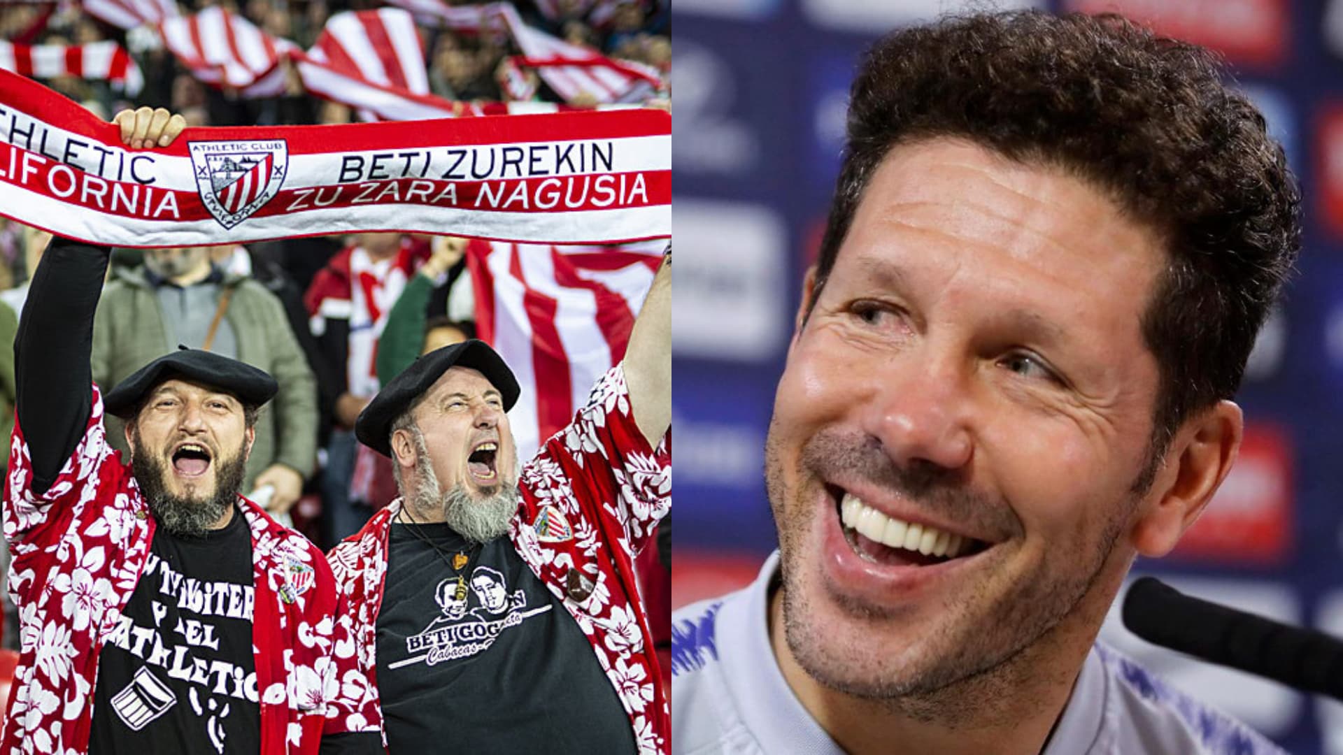 Simeone se vengó de los hinchas de Athletic Club