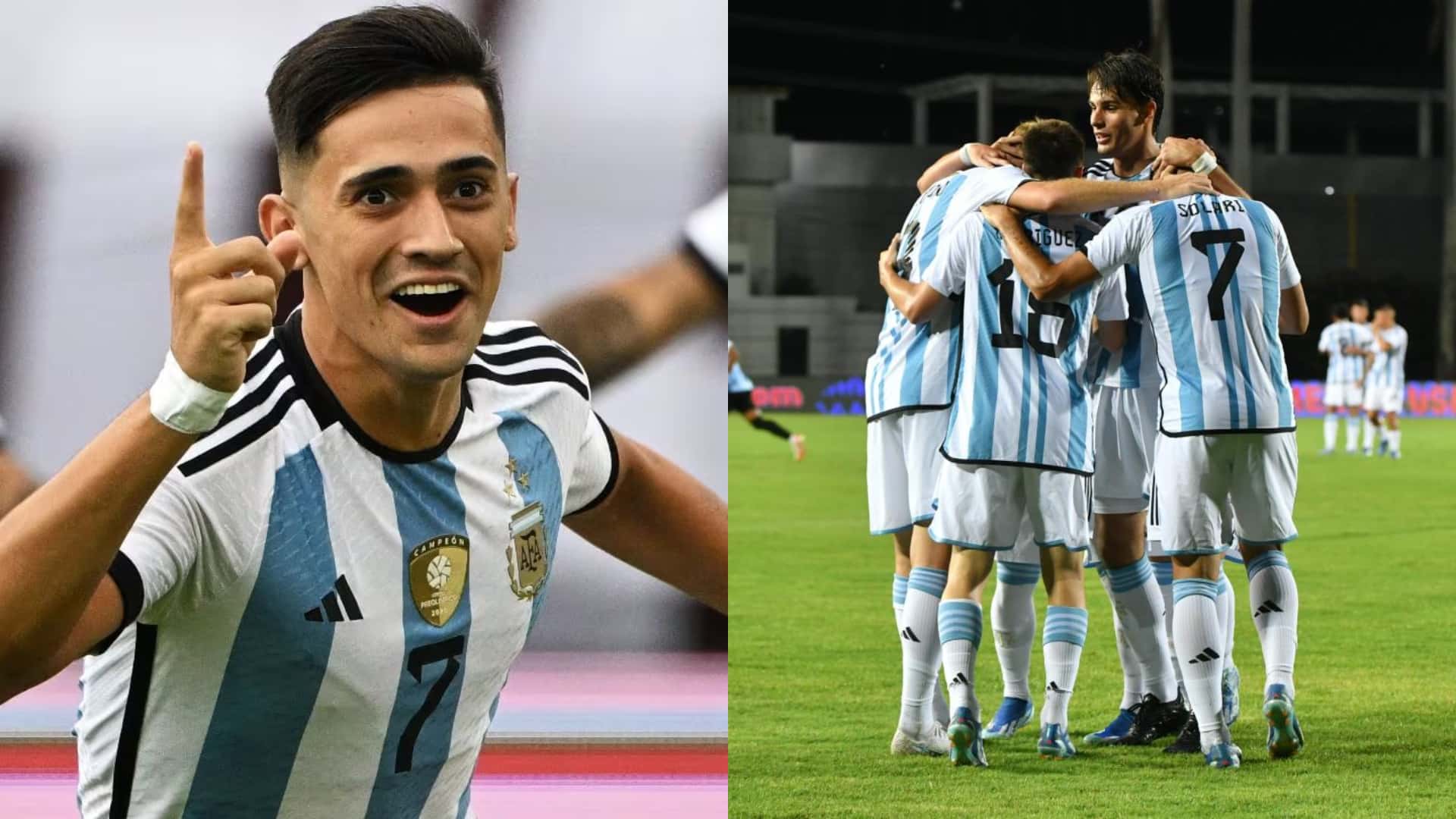 Solari convirtió el 1-0 de Argentina ante Paraguay