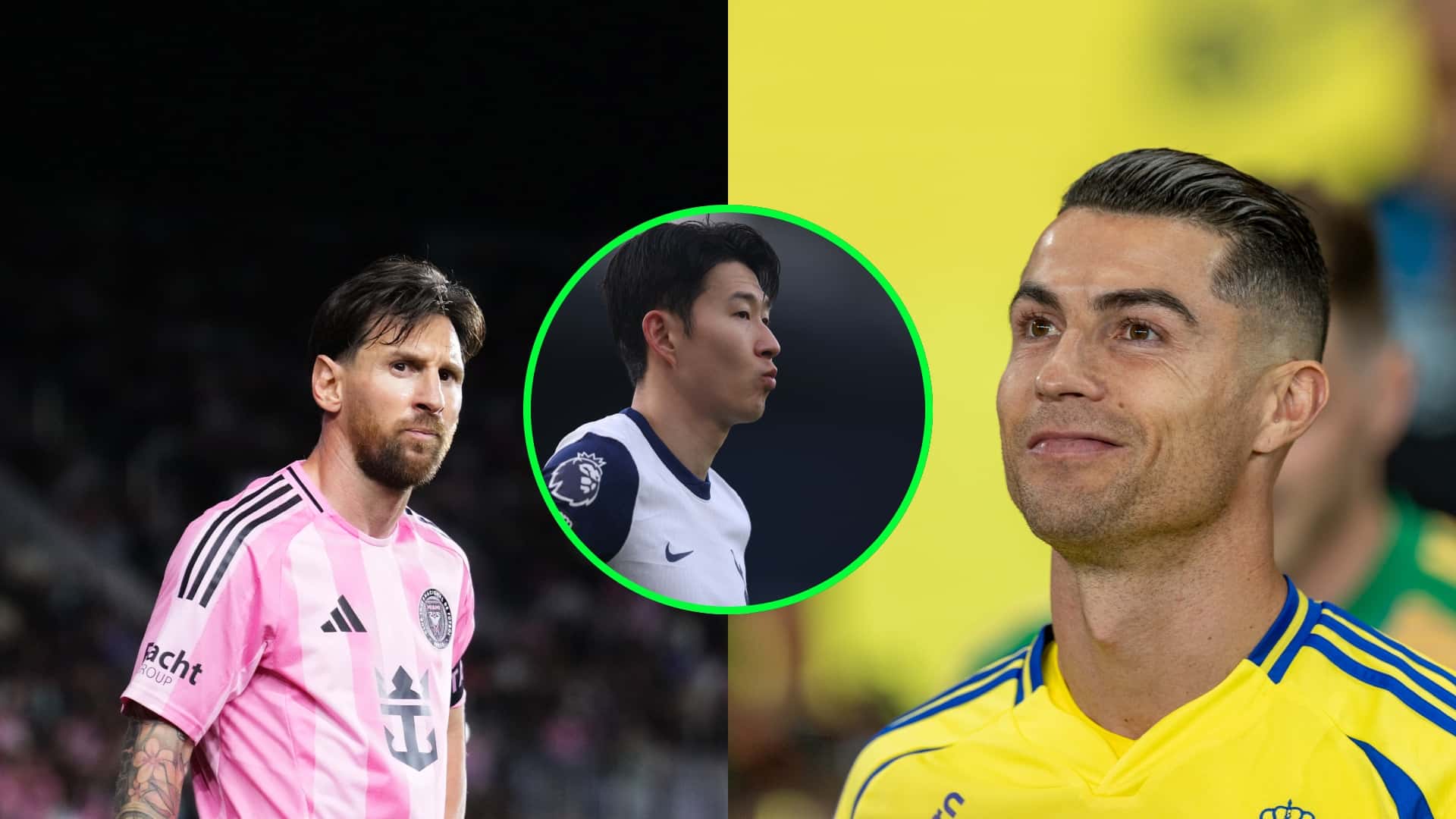 Son eligió entre Cristiano y Messi