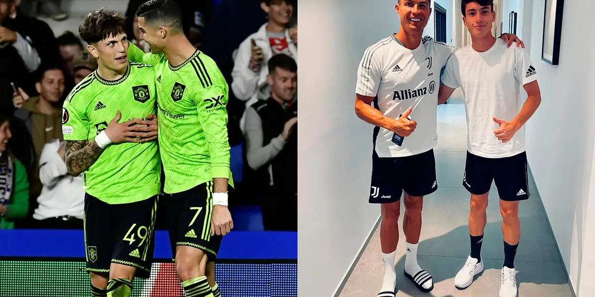 Soulé contó su experiencia con Cristiano Ronaldo