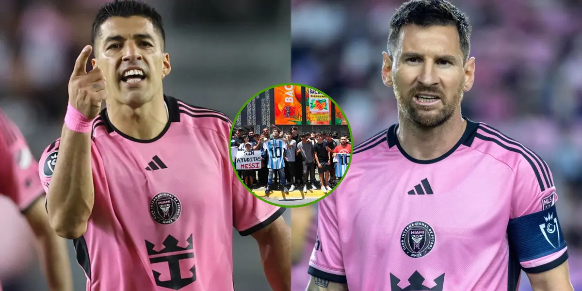 Suárez insultó a una hincha de Monterrey que apuntó contra Messi