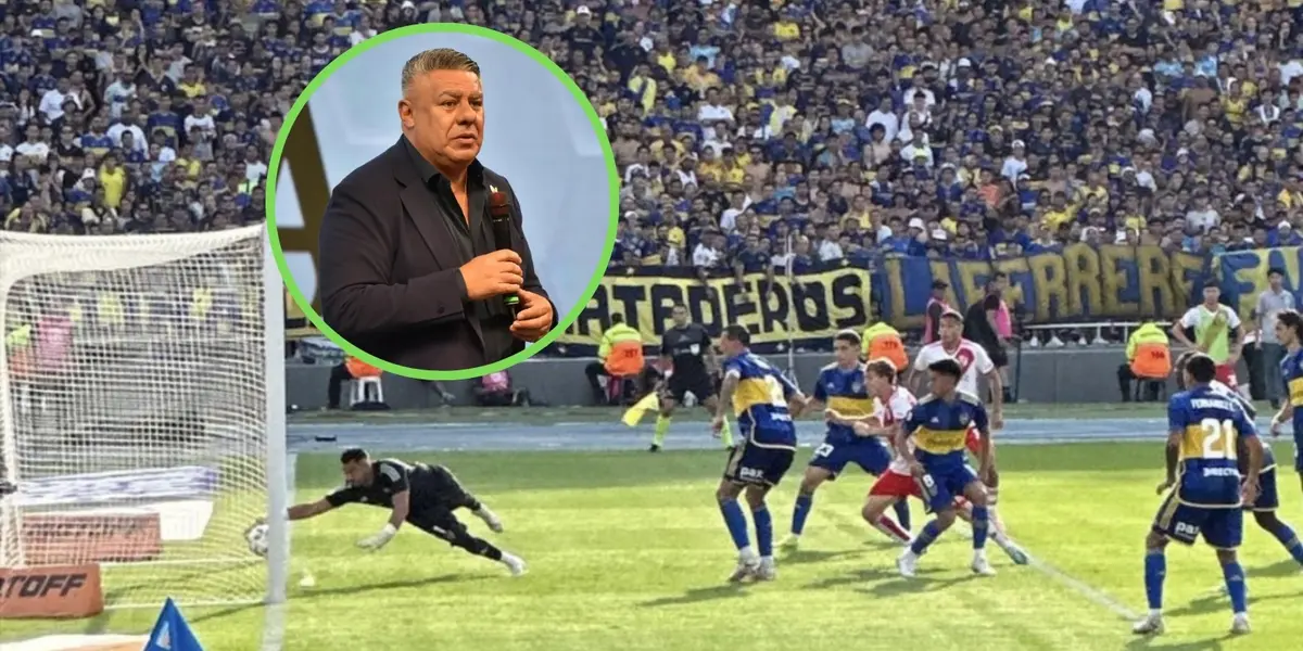 Tapia y el gol anulado en el Boca River.