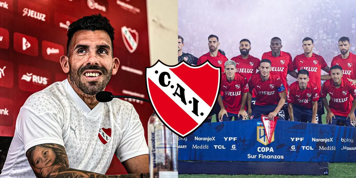 Tévez en conferencia de prensa y la formación de Independiente vs Talleres.