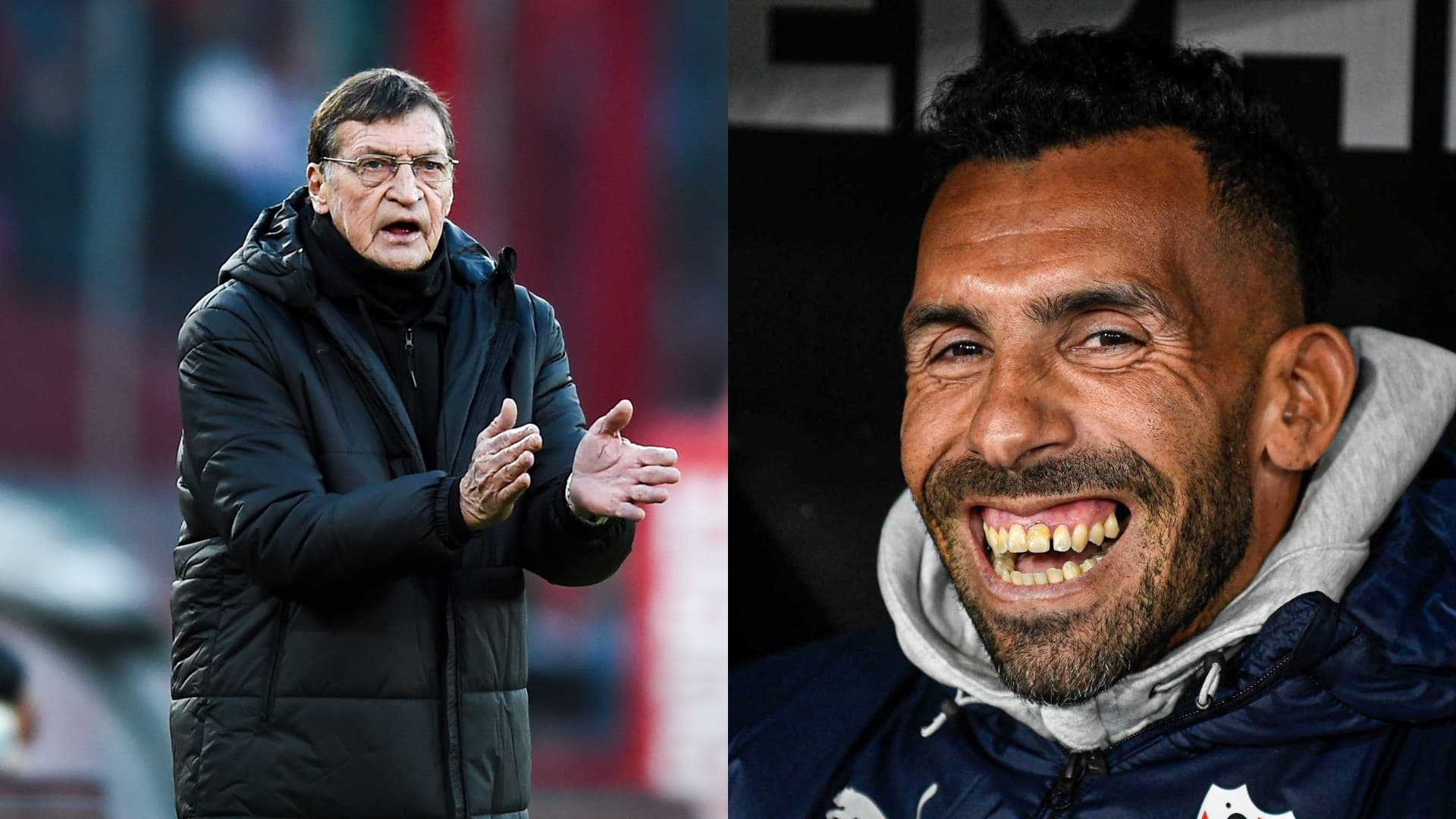 Tevez y Falcioni