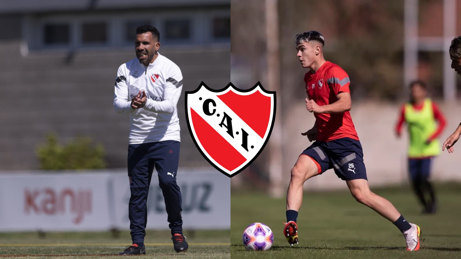 Tévez y Santi López