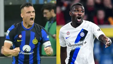 Thuram tuvo una imperdible reacción al golazo de Lautaro