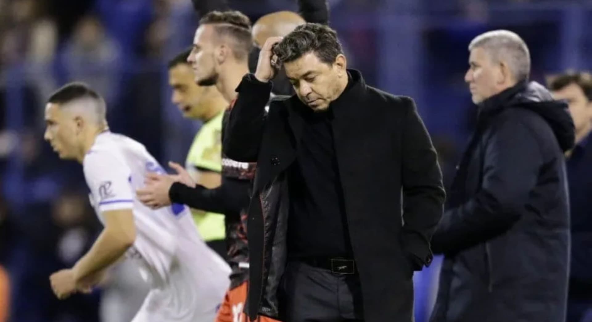 Tras el empate del Millo ante Vélez en Liniers, el Muñeco se fue del estadio sin dar declaraciones.