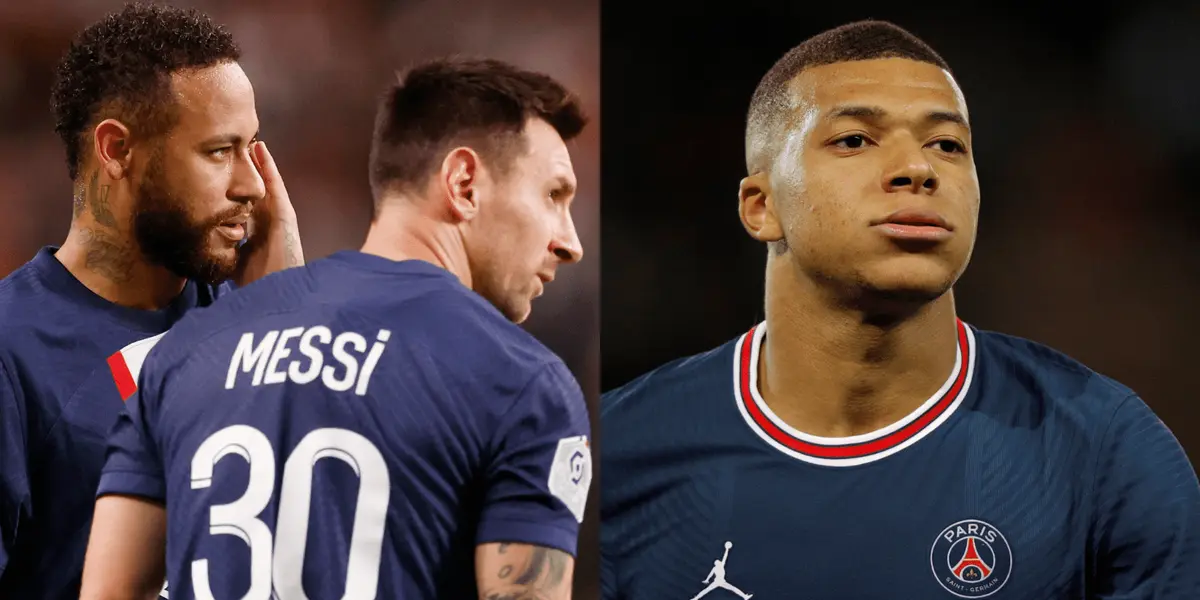 Tras el pitazo final, se evidenció el distanciamiento que hay entre las estrellas del PSG