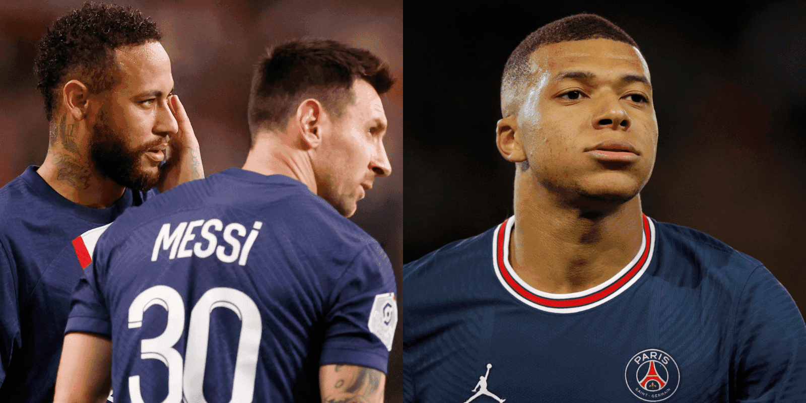 Tras el pitazo final, se evidenció el distanciamiento que hay entre las estrellas del PSG
