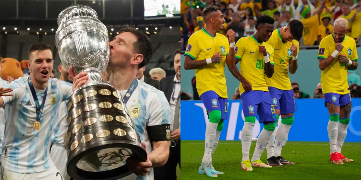 Tras la goleada de la Canarinha contra Corea del Sur, la prensa aprovechó para recordar la rivalidad con la Albiceleste