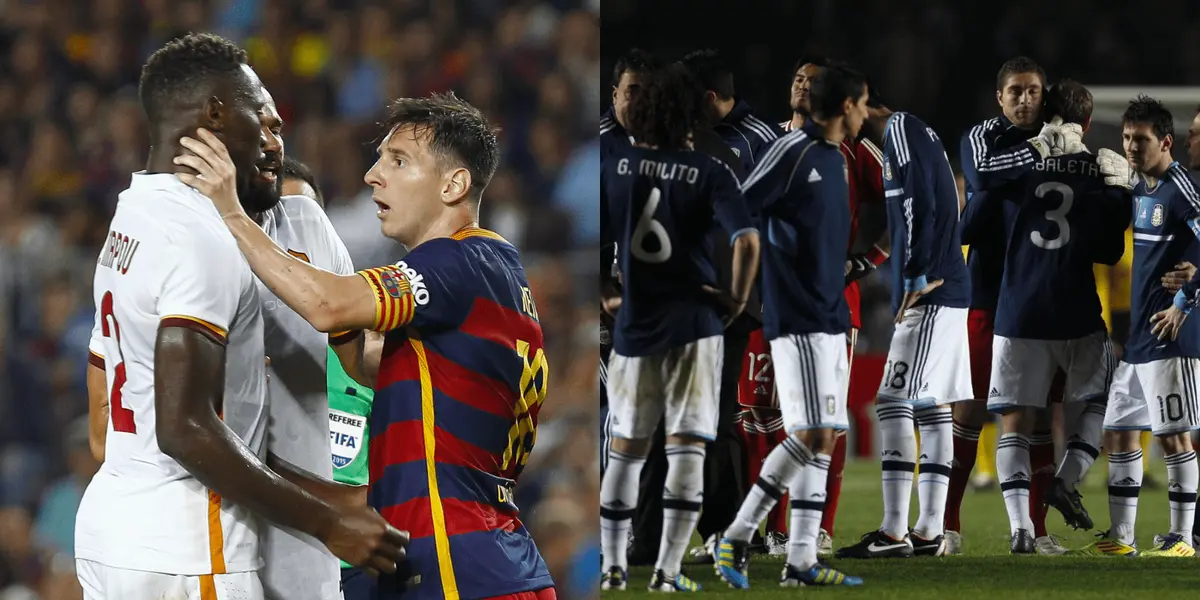 Tuvo un fuerte episodio con el campeón del mundo y ahora combina sus actividades dentro del fútbol con la venta de vinos