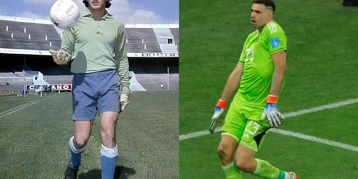 Ubaldo Fillol y Emiliano Martínez.