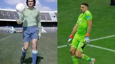 Ubaldo Fillol y Emiliano Martínez.