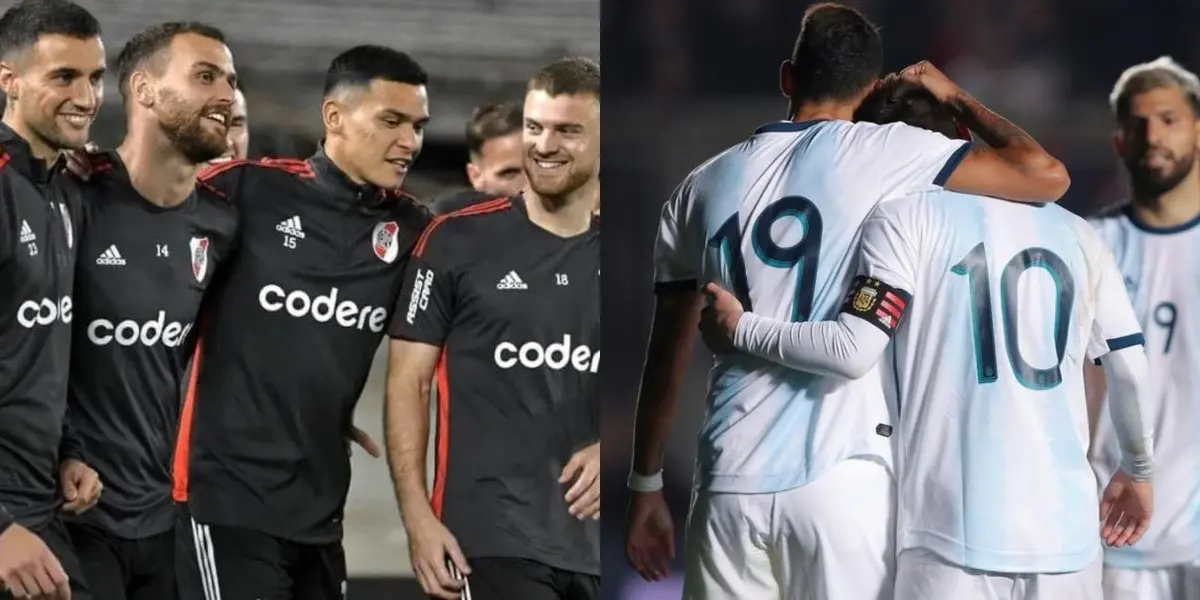 Un antiguo integrante de la Scaloneta ahora vive otro presente y podría marcharse del Millonario próximamente.