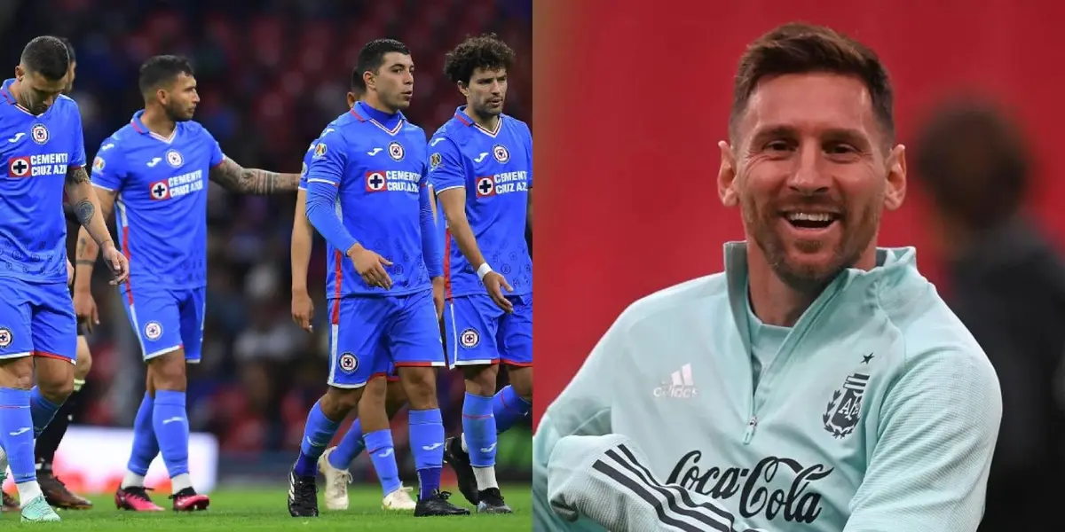 Un futbolista del Cruz Azul menospreció al máximo ganador del Balón de Oro.