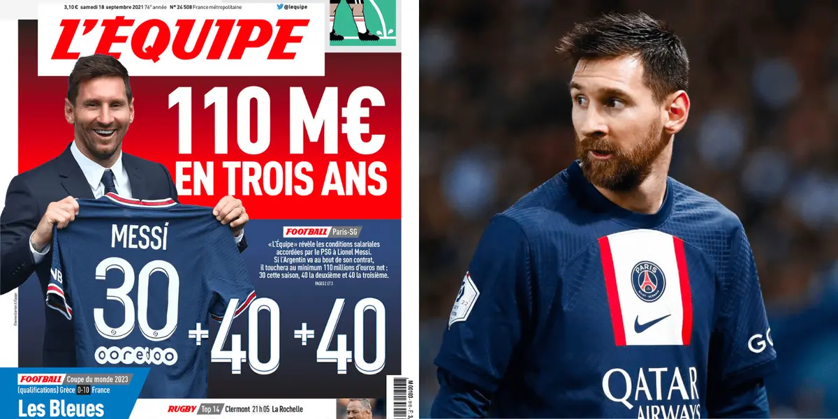 Un jugador no logró sobresalir ante Ajaccio y la prensa gala encontró las razones en Leo