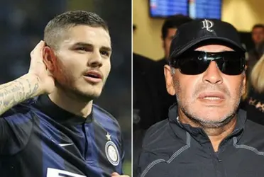 Un jugador parece seguirá ganando enemigos por su falta de empatía ante el suceso con Diego Armando Maradona, y este es Mauro Icardi.