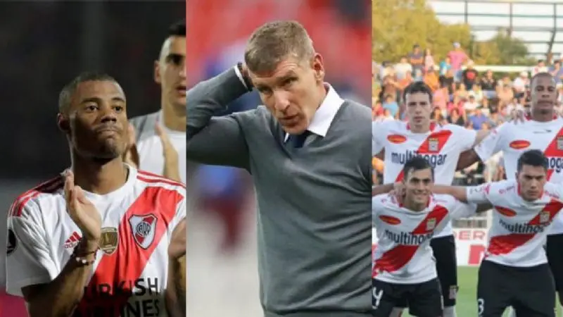 Una de las reacciones que todos esperaban ver era la de Martín Palermo cuando observara que dirigirá a un equipo con camiseta local muy similar a la del Club Atlético River Plate.