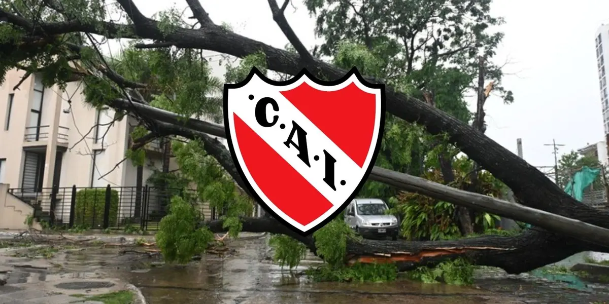 Una feroz tormenta azotó el Área Metropolitana de Buenos Aires y algunas instalaciones del Rojo sufrieron las consecuencias.