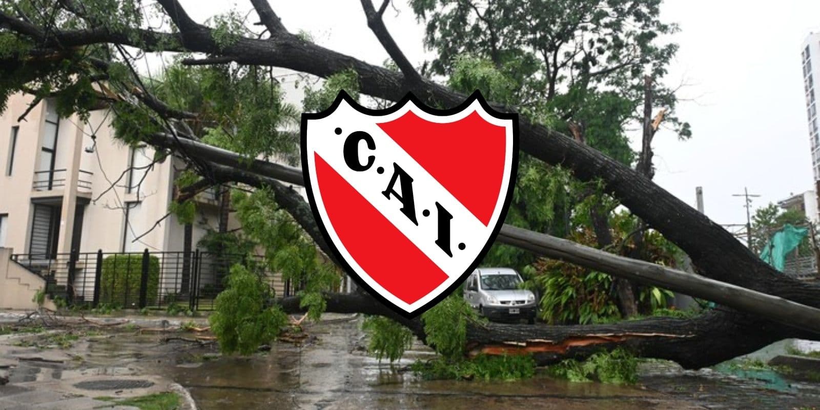 Una feroz tormenta azotó el Área Metropolitana de Buenos Aires y algunas instalaciones del Rojo sufrieron las consecuencias.