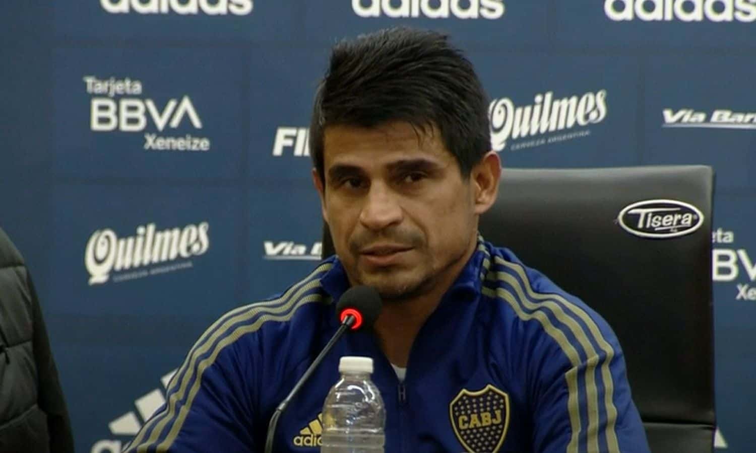 Una vez terminado el encuentro ante Godoy Cruz, Ibarra reveló en conferencia de prensa porque sacó al juvenil, que había sufrido un golpe.
