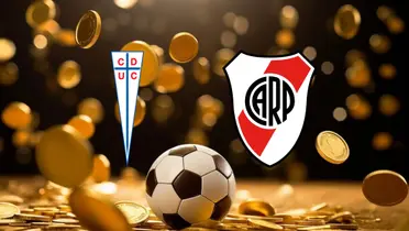 Universidad Católica y River Plate Foto: Pexels y Escudoteca