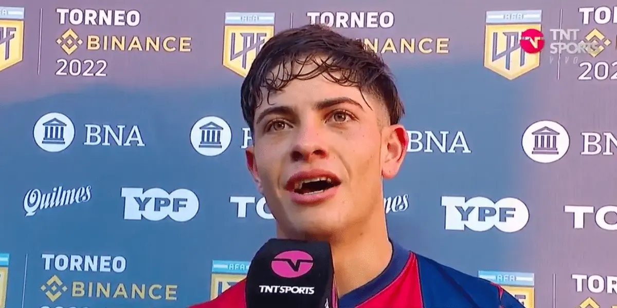 Uno de los goleadores del partido en el triunfo de San Lorenzo por 2 a 1, Agustín Giay, habló luego del partido y dejó su reflexión. 