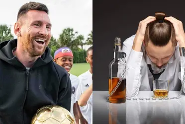 Uno de los mejores delanteros del siglo sorprendió con su revelación sobre el alcohol.