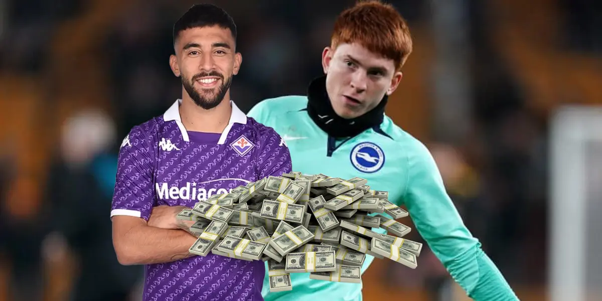 Valentín Barco entra en calor con Brighton y Nicolás González con la camiseta de Fiorentina