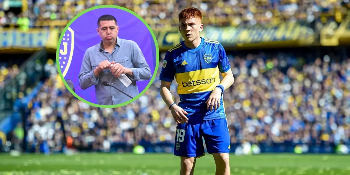 Valentín Barco y Juan Román Riquelme.