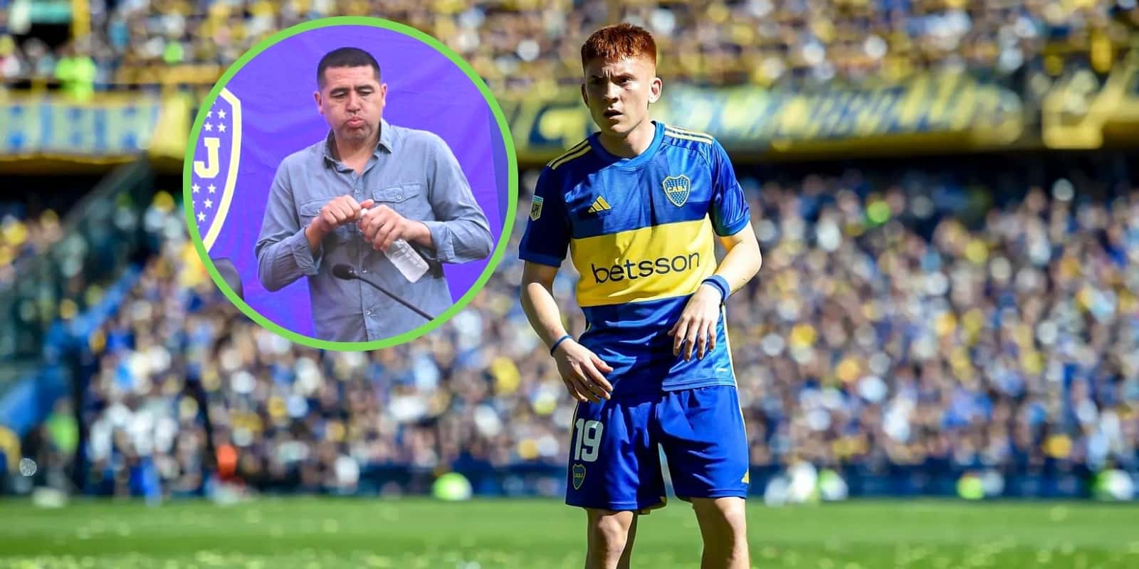 Valentín Barco y Juan Román Riquelme.