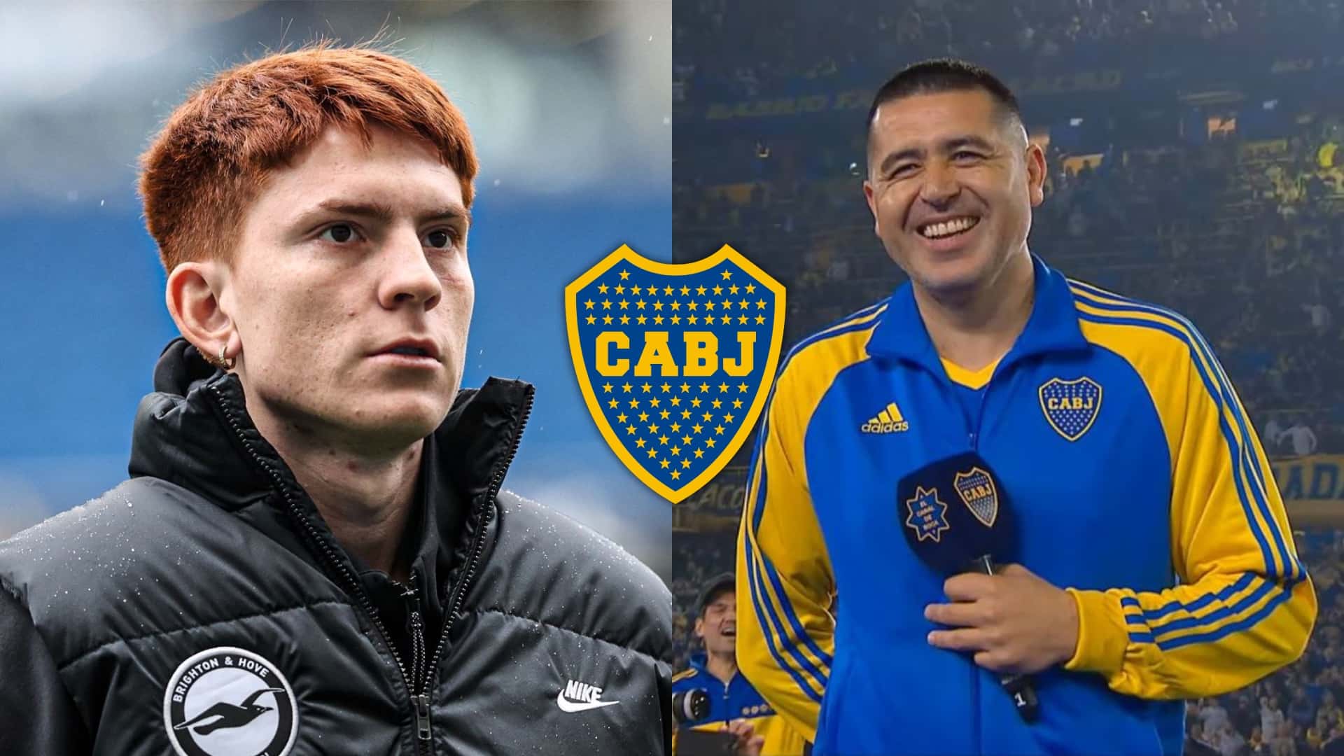 Valentín Barco y Juan Román Riquelme.