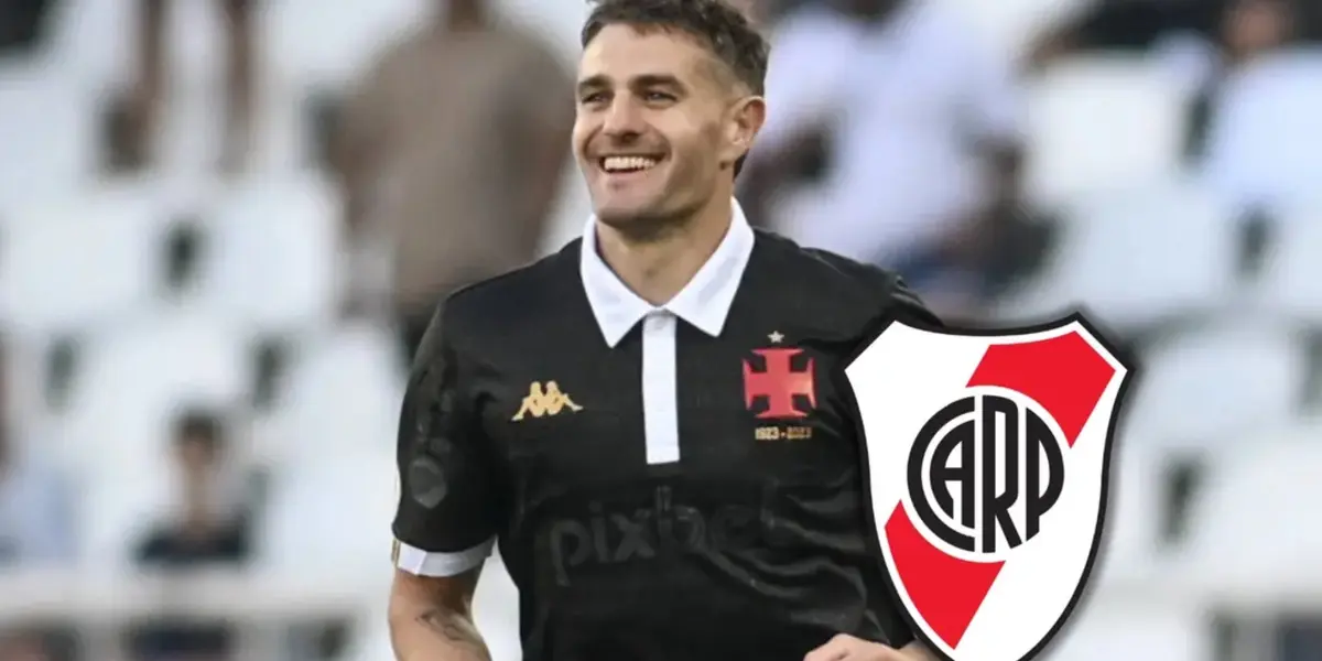 Vegetti con la camiseta de Vasco da Gama.