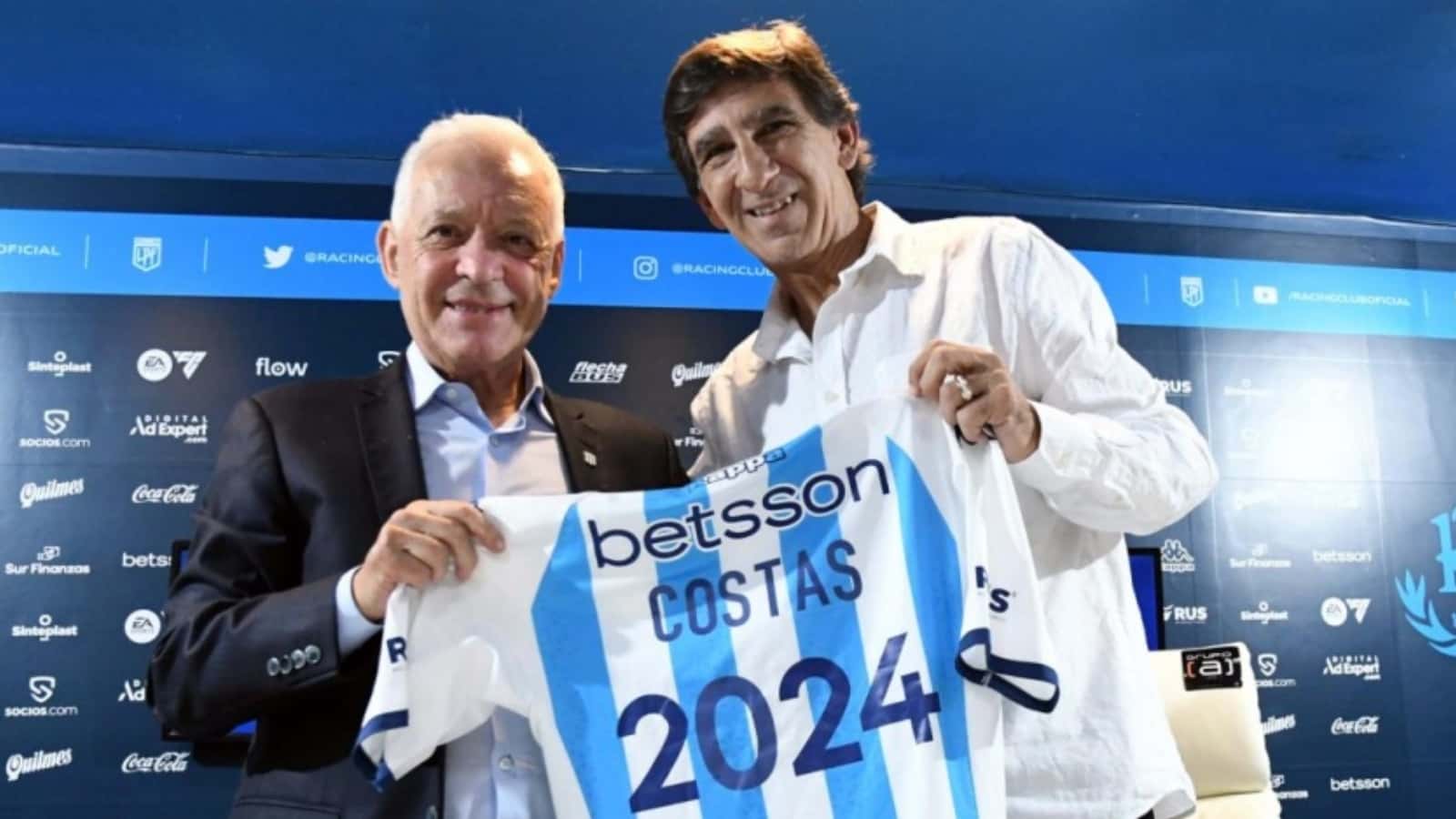 Víctor Blanco y Gustavo Costas.